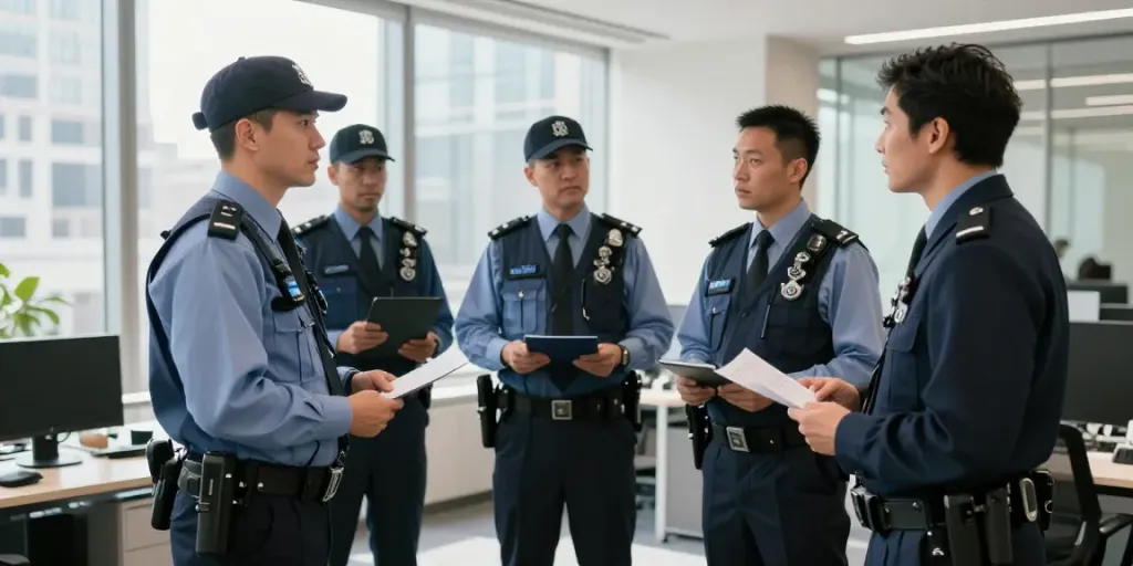 Corporate Security team conducting a thorough assessment in a London office